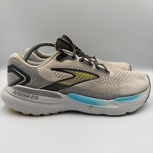 Brooks Glycerin GTS 21 Men's Size 10.5 Gray Blue Athletic Running Shoes Sneakers